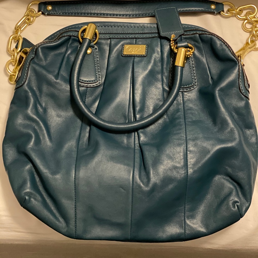 Coach leather handbag